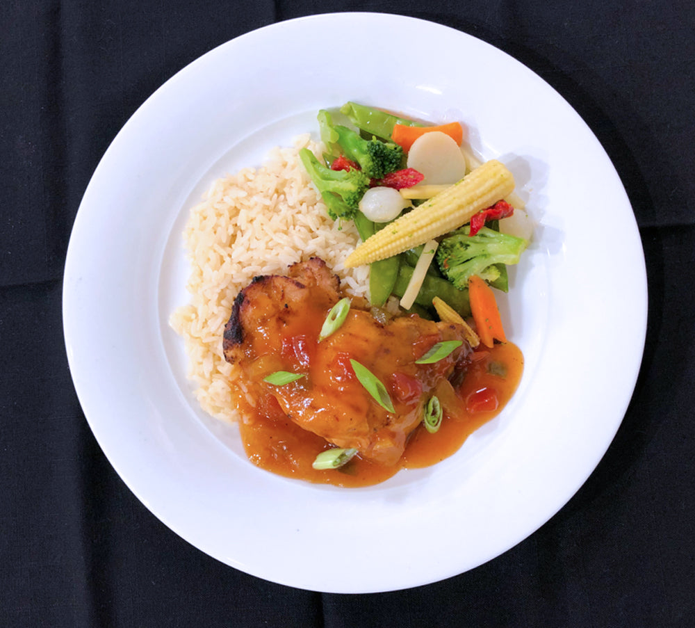 Sweet and Sour Chicken meal